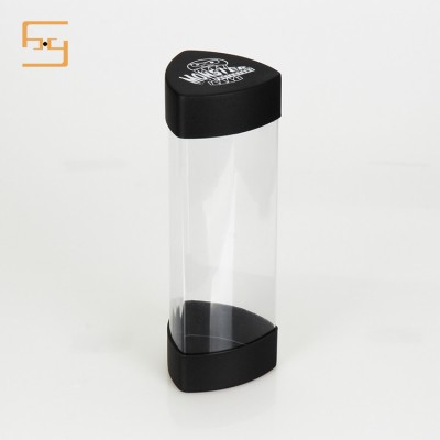 Custom Design Clear Plastic Cylinder Tube Round Packaging box